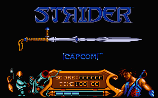 Strider screenshot 3 for Atari ST